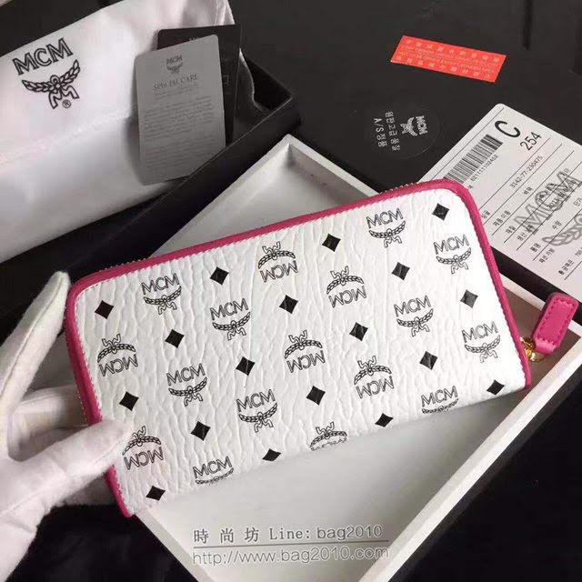 MCM錢包 原單 8074 MCM新款 經典半開拉 MCM蝴蝶結 拉鏈女錢包  mdmc1106